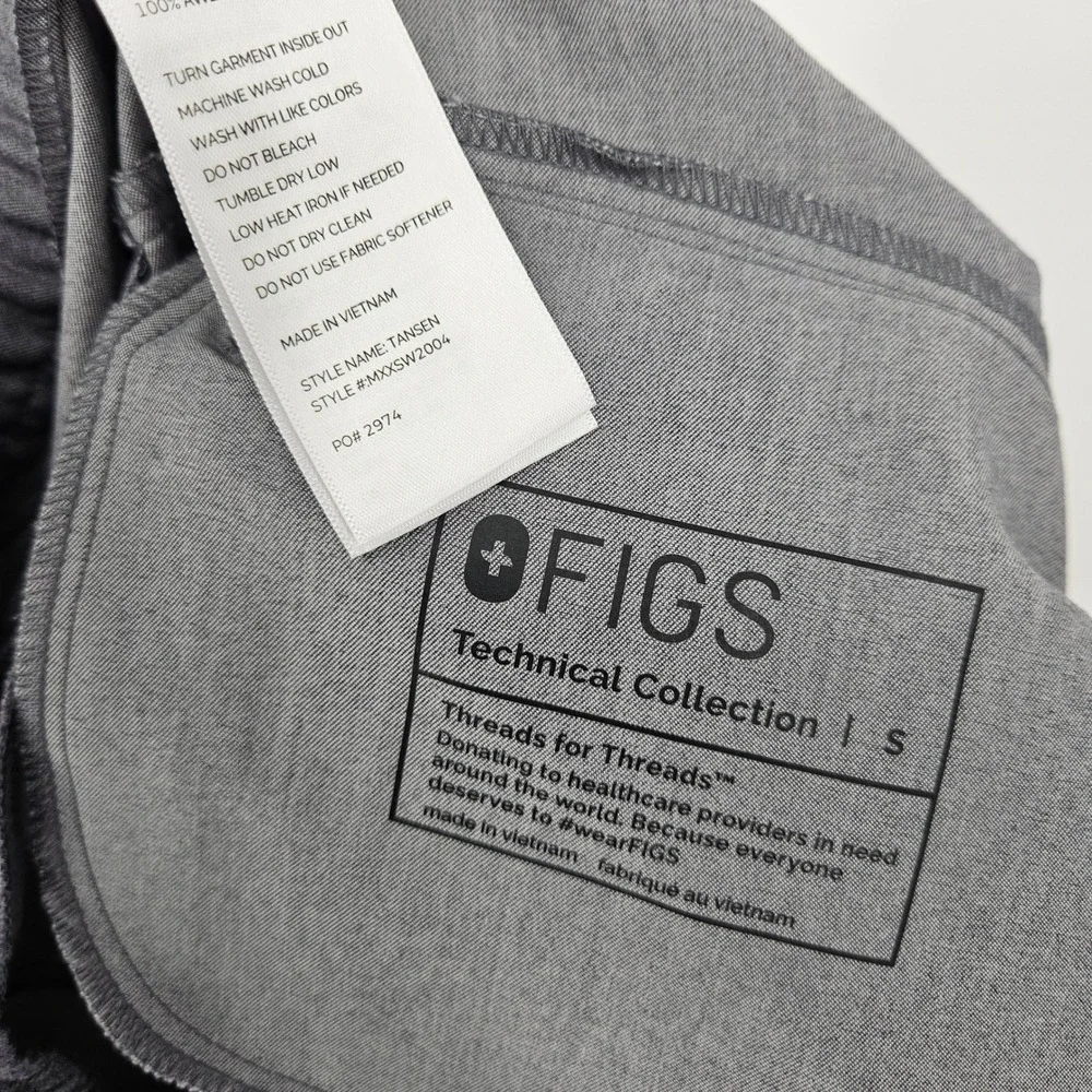 Figs Scrub Pants Mens Small Tansen Jogger Nurses Healthcare Uniforms Graphite